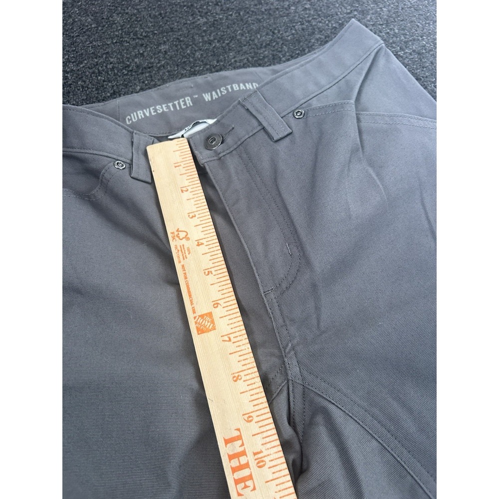 Duluth Trading Co Fire Hose Flex Shift Harmo-Knee Work Pants Gray Womens Size 6 - Picture 7 of 13